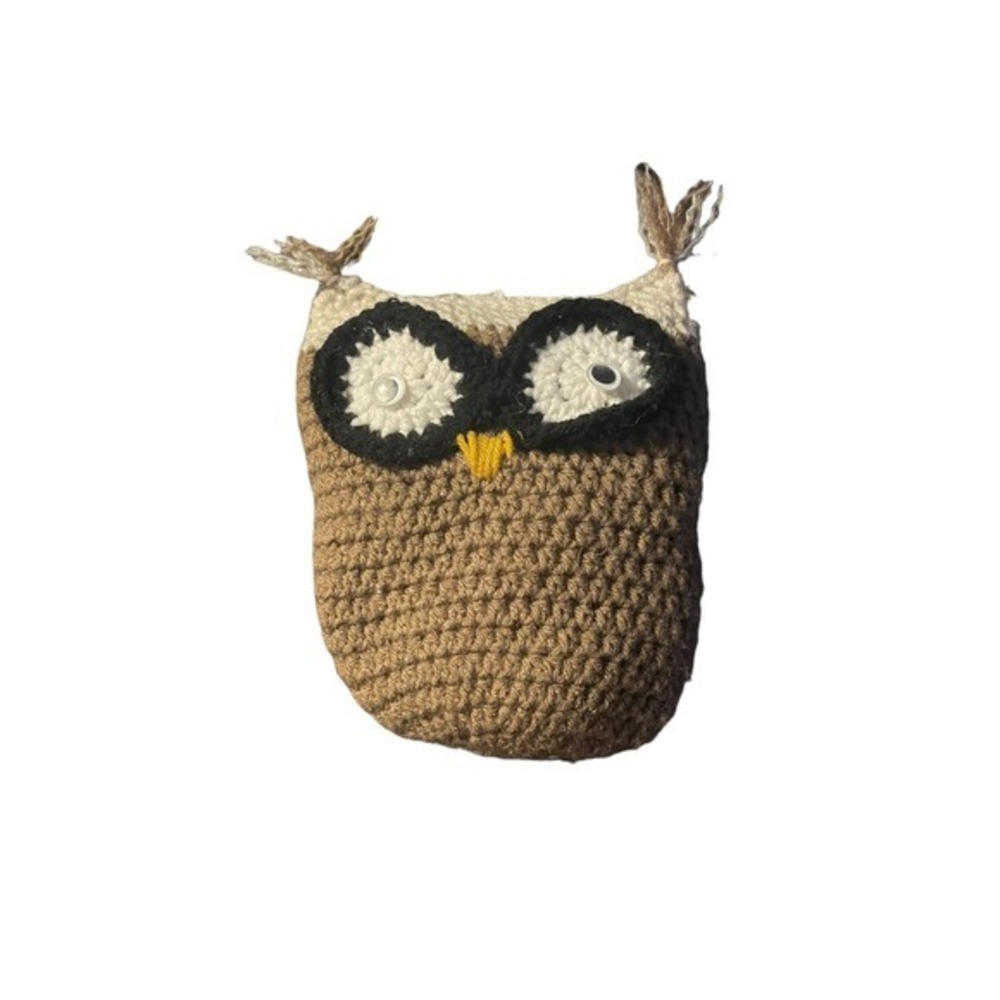 Handmade Crochet Brown Owl